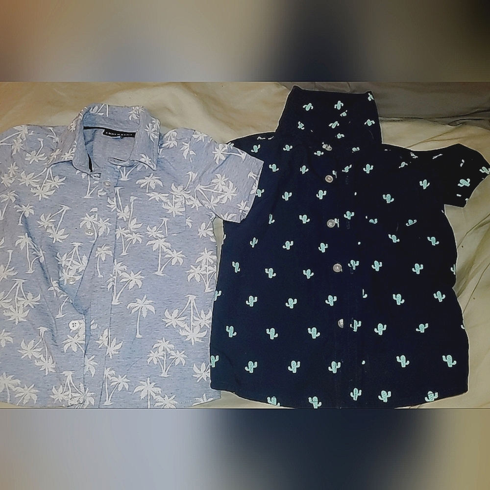 Two Andy & Evan Toddler Button downs